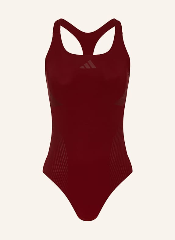 adidas Badeanzug LANELUX Y-BACK DUNKELROT