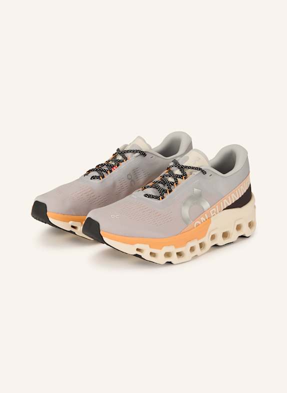 On Laufschuhe CLOUDMONSTER 2 GRAU/ HELLORANGE