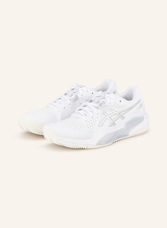 ASICS Tennisschuhe GEL-CHALLENGER 15 WEISS/ HELLGRAU