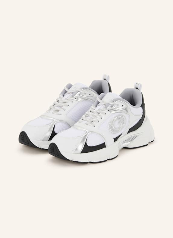 GUESS Sneaker IBITHA WHITE/ BLACK/ SILVER