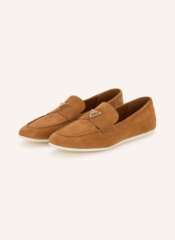 GUESS BAYLON slip-on shoe COGNAC