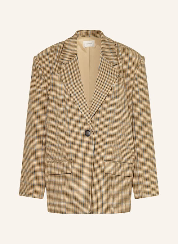 GESTUZ Longblazer GZCORINA HELLBRAUN/ COGNAC/ BLAU
