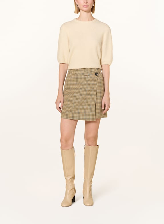 GESTUZ Wickelrock GZCORINA HELLBRAUN / BRAUN / BLAU