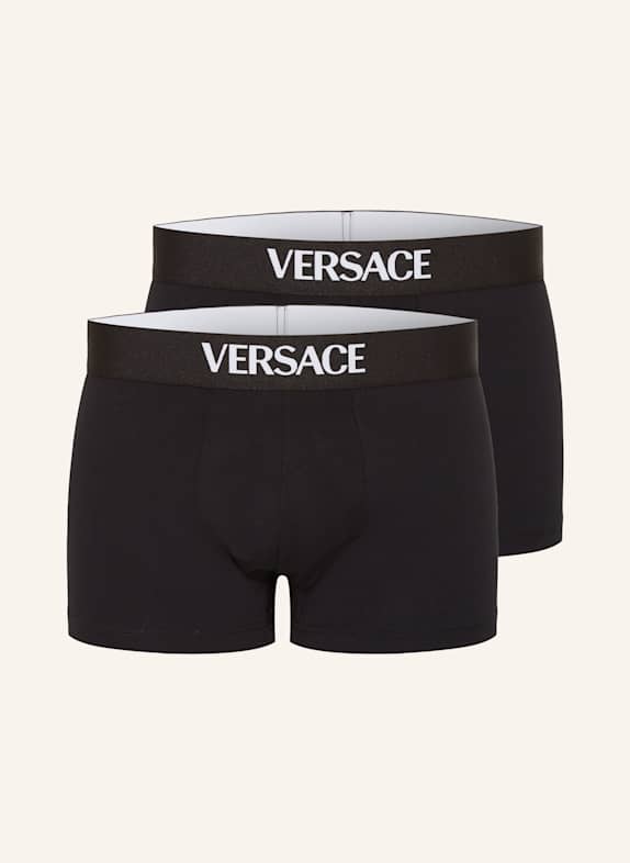 VERSACE 2er-Pack Boxershorts SCHWARZ