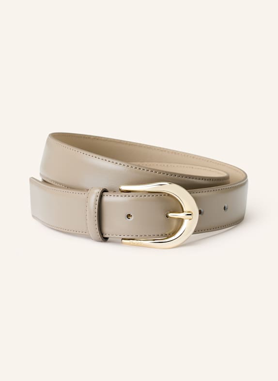 BOSS Ledergürtel CAROL BEIGE