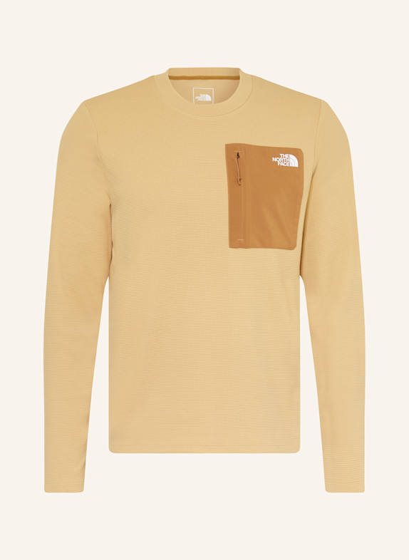 THE NORTH FACE Longsleeve KECHA DUNKELGELB/ BEIGE