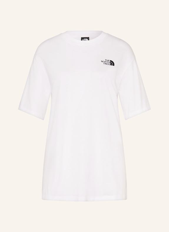 THE NORTH FACE Oversized-Shirt ESSENTIAL WEISS/ SCHWARZ