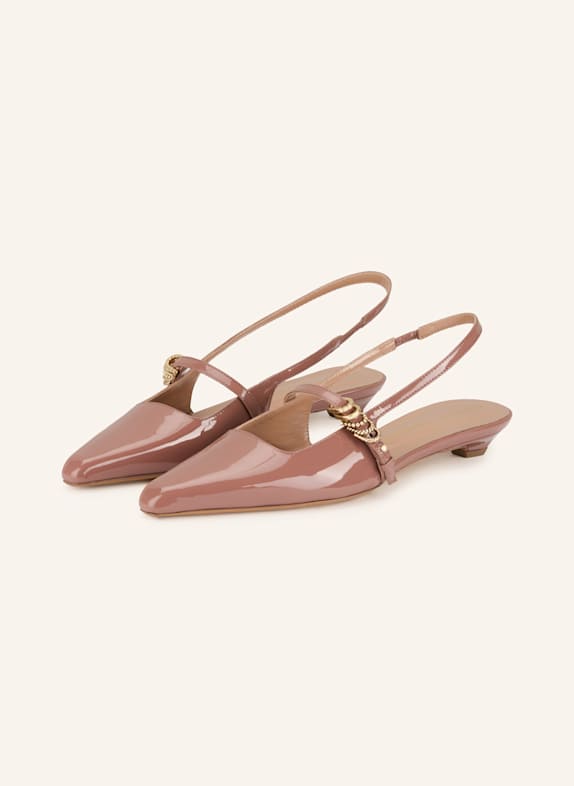 DOROTHEE SCHUMACHER Slingback ballerinas BROWN