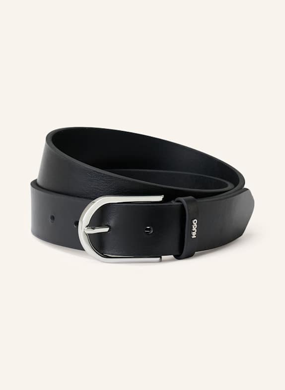 HUGO Leather belt ZOEY BLACK