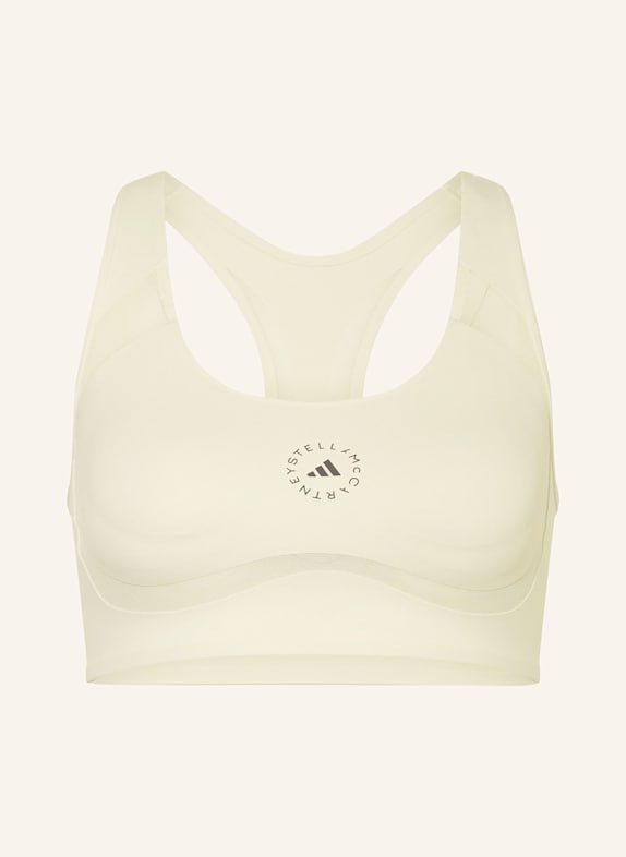 adidas by Stella McCartney ADIDAS BY STELLA MCCARTNEY sports bra with mesh LIGHT YELLOW