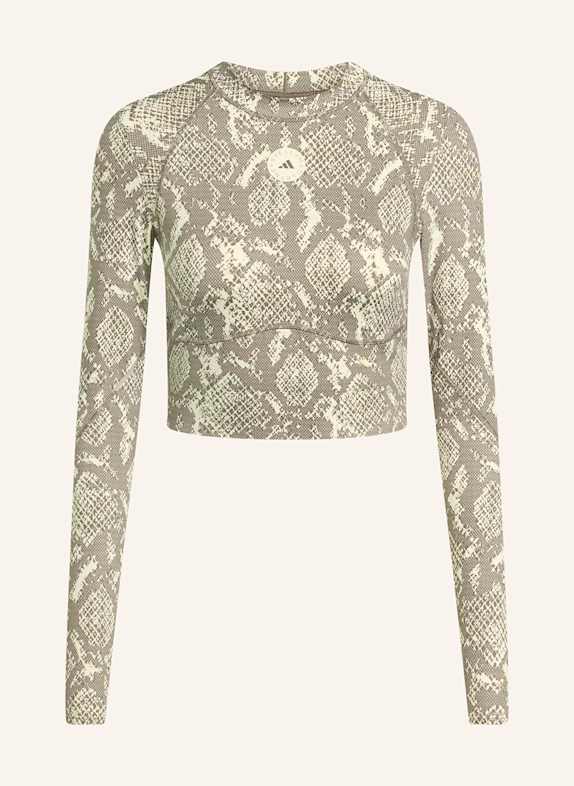adidas by Stella McCartney Cropped-Longsleeve ADIDAS BY STELLA MCCARTNEY TAUPE/ ECRU