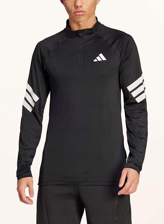 adidas Longsleeve ICON 3 STRIPES ZWART