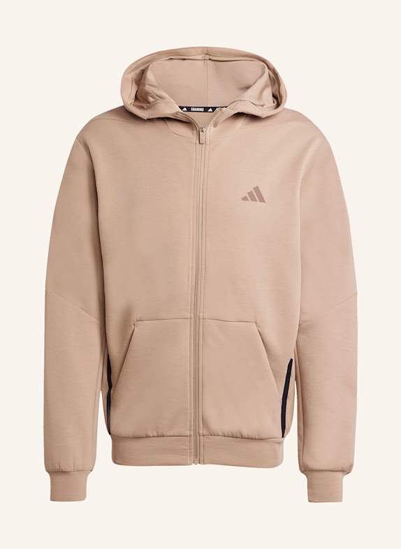 adidas Trainingsjacke D4T FULL-ZIP BEIGE