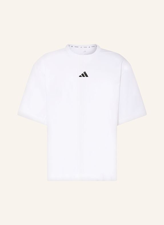 adidas T-Shirt POWER OVERSIZE WEISS/ SCHWARZ