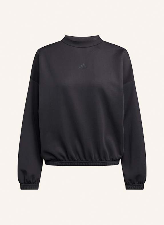 adidas Sweatshirt MOTION ESSENTIALS COVER UP SCHWARZ