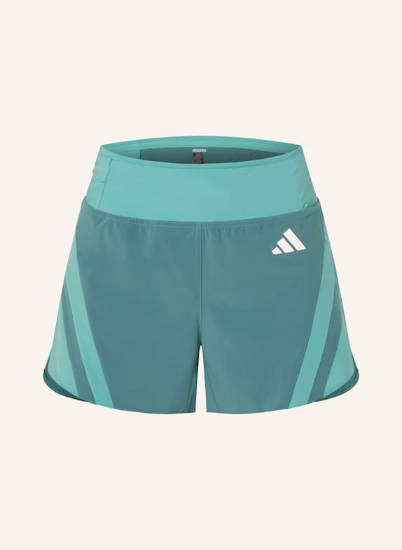 adidas 2-in-1-Laufshorts ADIZERO ARCHIVE RUNNING GEL PETROL/ TÜRKIS