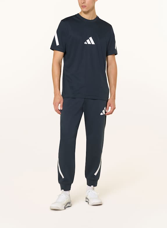 adidas T-shirt Z.N.E DONKERBLAUW