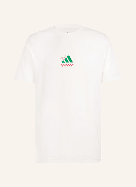 adidas T-Shirt LOUNGE PIZZA GRAPHIC WEISS