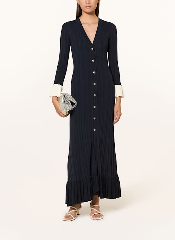 SANDRO Strickkleid DUNKELBLAU