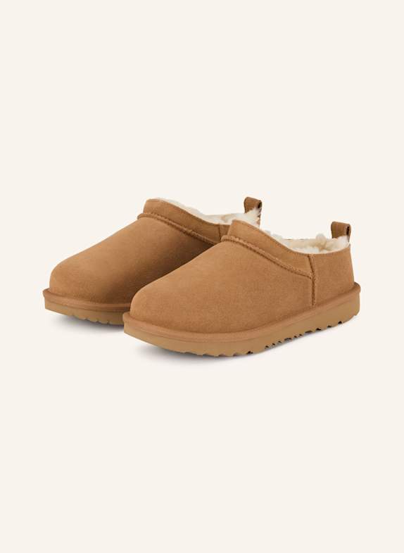 UGG Pantoletten CLASSIC MICRO COGNAC