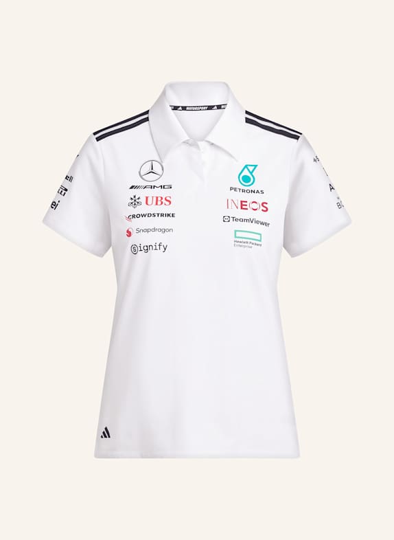 adidas Poloshirt MERCEDES - AMG PETRONAS FORMULA ONE TEAM WEISS