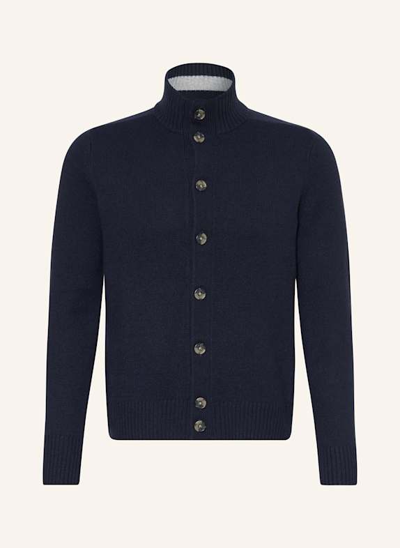 STROKESMAN'S Strickjacke aus Cashmere DUNKELBLAU
