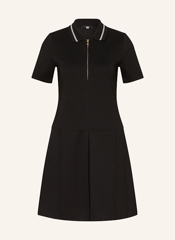 RIANI Jersey-Polokleid SCHWARZ