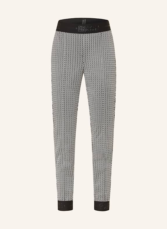 SPORTALM Trousers BLACK/ LIGHT GRAY