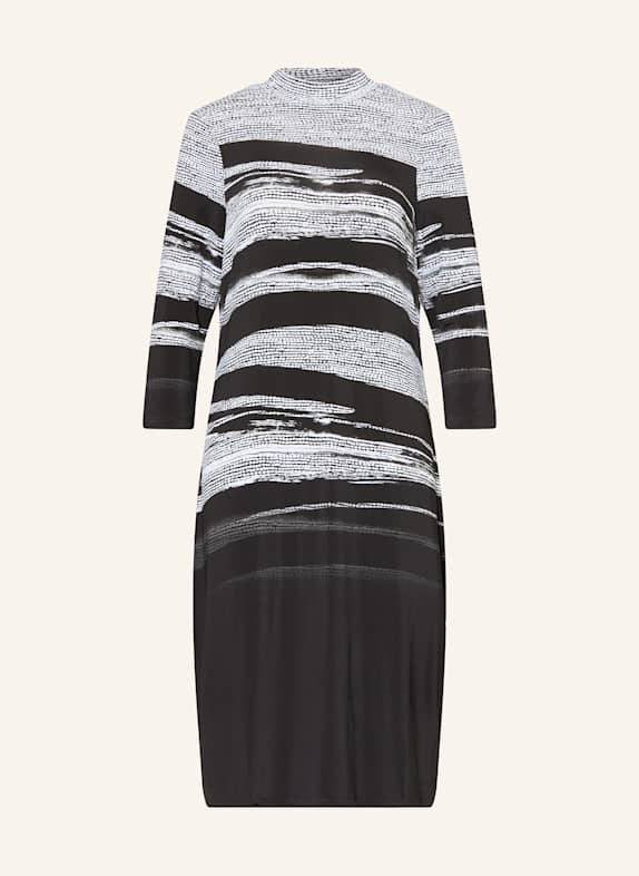 SPORTALM Jerseykleid mit 3/4-Arm SCHWARZ/ WEISS