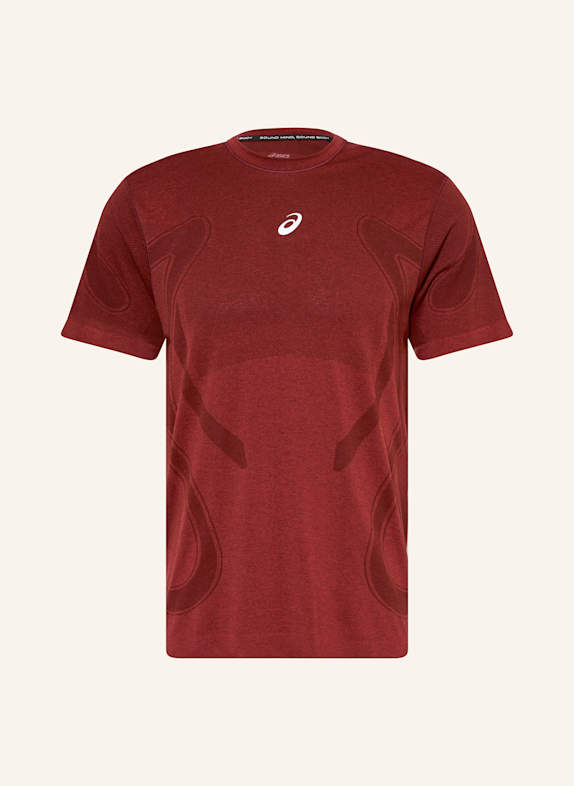 ASICS Laufshirt ROAD SEAMLESS SS DUNKELROT