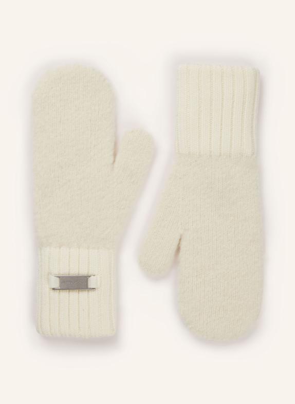 CANADA GOOSE Fäustlinge mit Alpaka WEISS