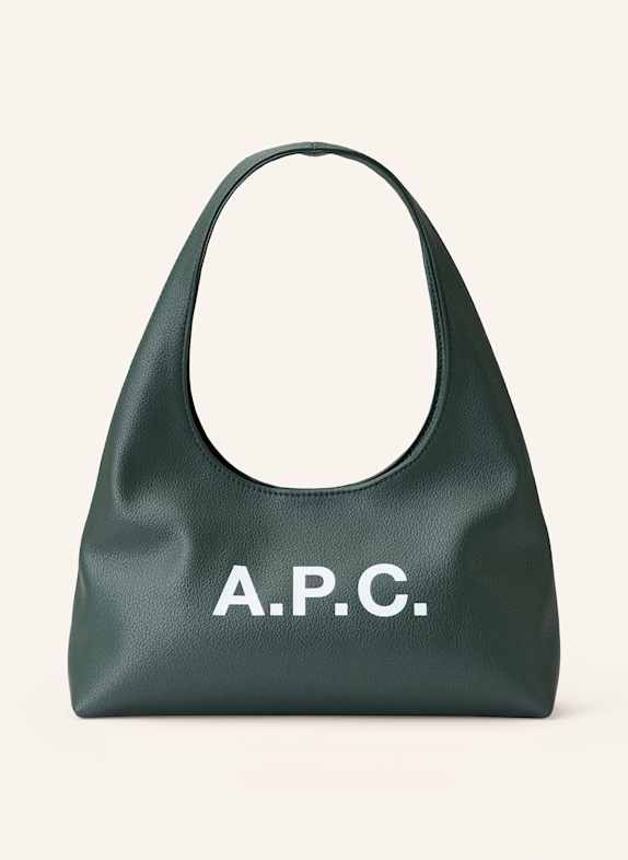 A.P.C. Torba na ramię BABY NINON ZIELONY