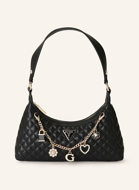 GUESS EVERLEE shoulder bag BLACK