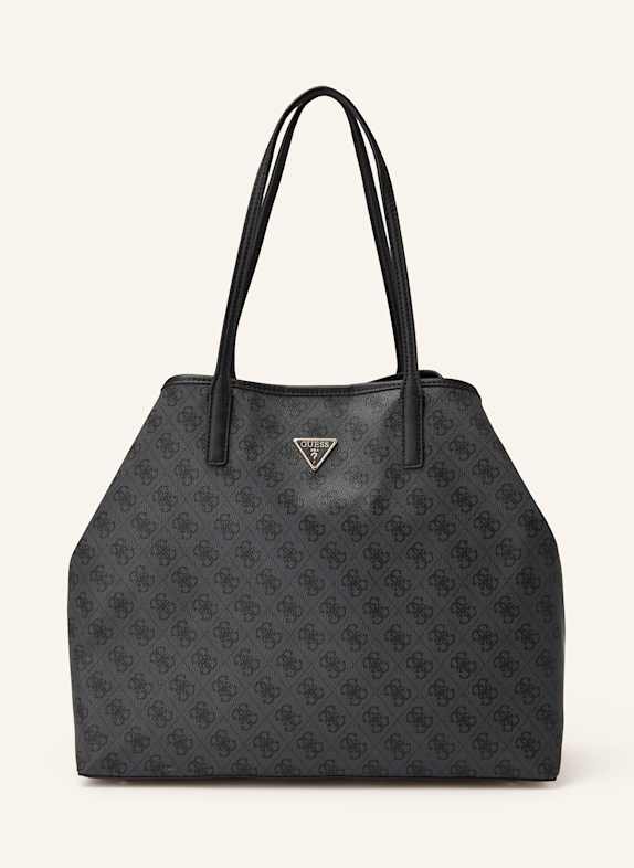 GUESS Shopper VICTTORIA with pouch DARK GRAY/ BLACK