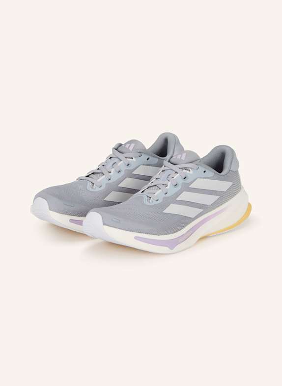 adidas SUPERNOVA RISE 2 LAUFSCHUH GRAU/ HELLGRAU/ HELLLILA
