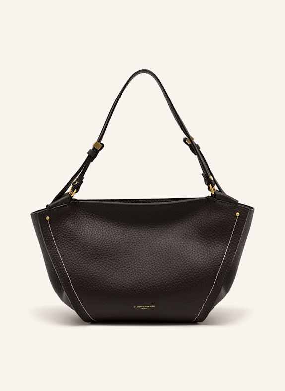 GIANNI CHIARINI Torba shopper BLOOM CIEMNOBRĄZOWY