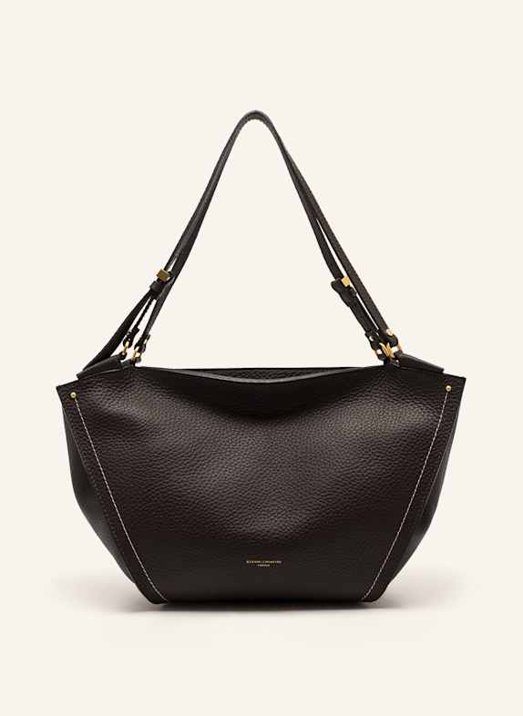 GIANNI CHIARINI Torba shopper BLOOM CIEMNOBRĄZOWY