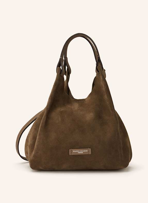 GIANNI CHIARINI Hobo-Bag DUA MEDIUM mit Pouch KHAKI