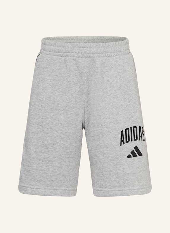adidas Sweatshorts SEASONAL ESSENRIALS COLLEGIATE TYPOGRAPHY HELLGRAU