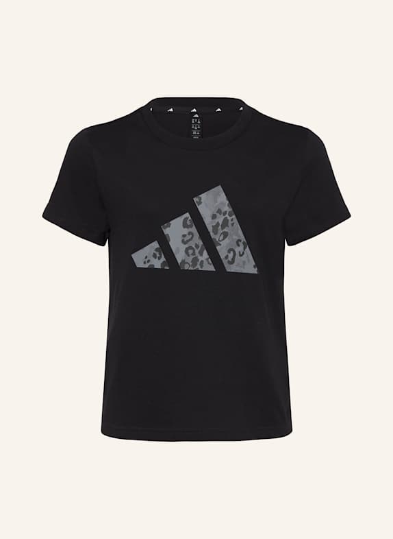 adidas T-Shirt G ANML SJ BL T SCHWARZ