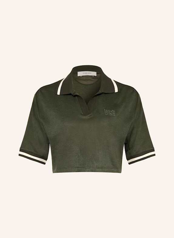 GOLDEN GOOSE Jersey-Poloshirt DUNKELGRÜN