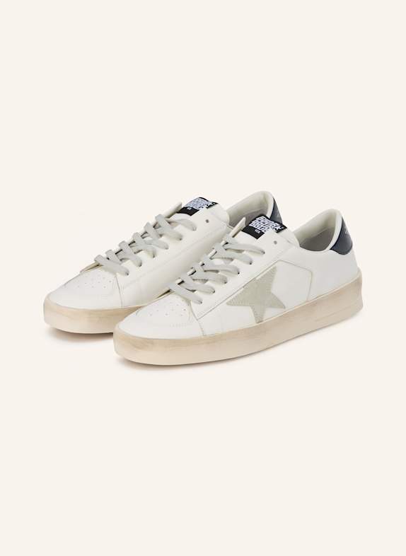 GOLDEN GOOSE Sneaker STARDAN WEISS/ SCHWARZ