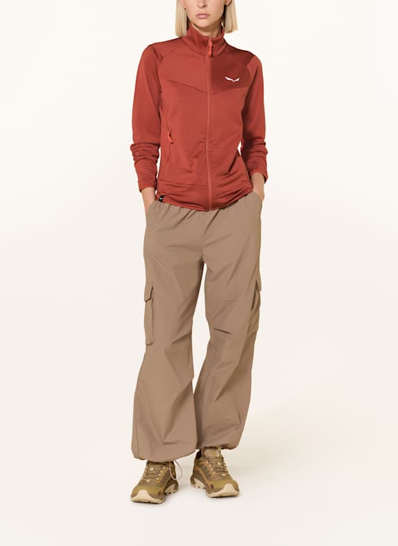 SALEWA Bunda Midlayer PUEZ ALTAVIA SVĚTLE ČERVENÁ