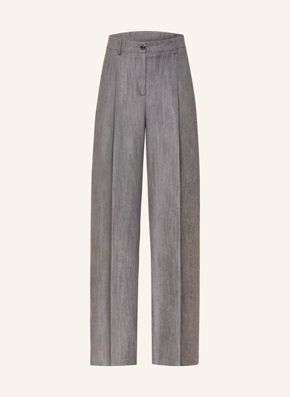 LIU JO Wide leg trousers GRAY