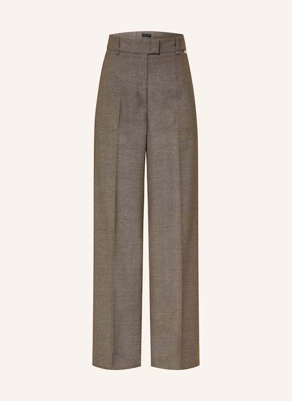 LIU JO Wide leg trousers KHAKI