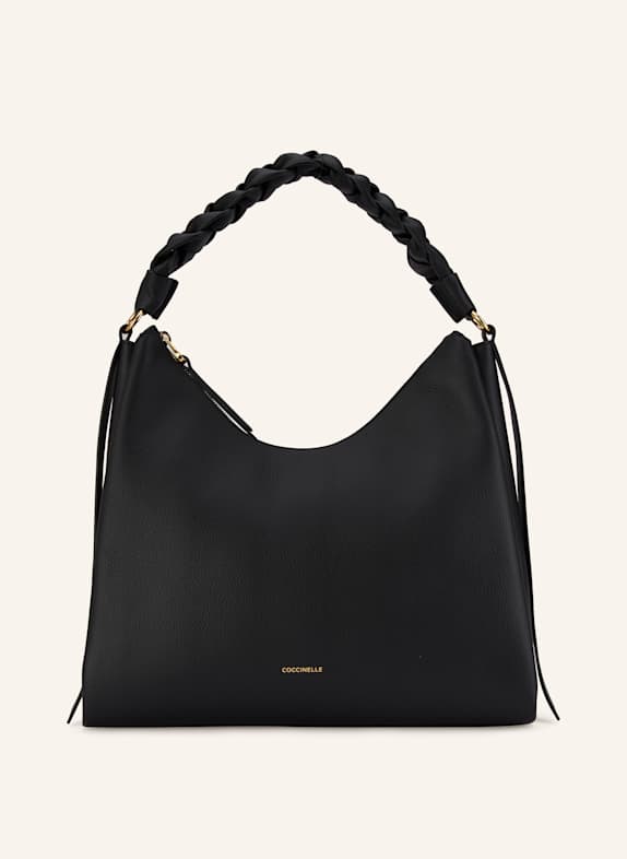 COCCINELLE Torebka hobo CZARNY