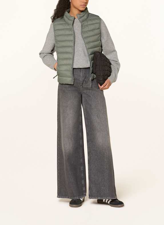 ONLY Kamizelka pikowana SZARY