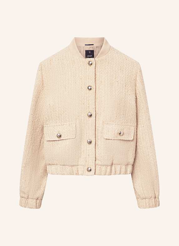 JOOP! Tweed-Blouson JEWEL mit Glitzergarn 231 Lt/Pastel Brown 231