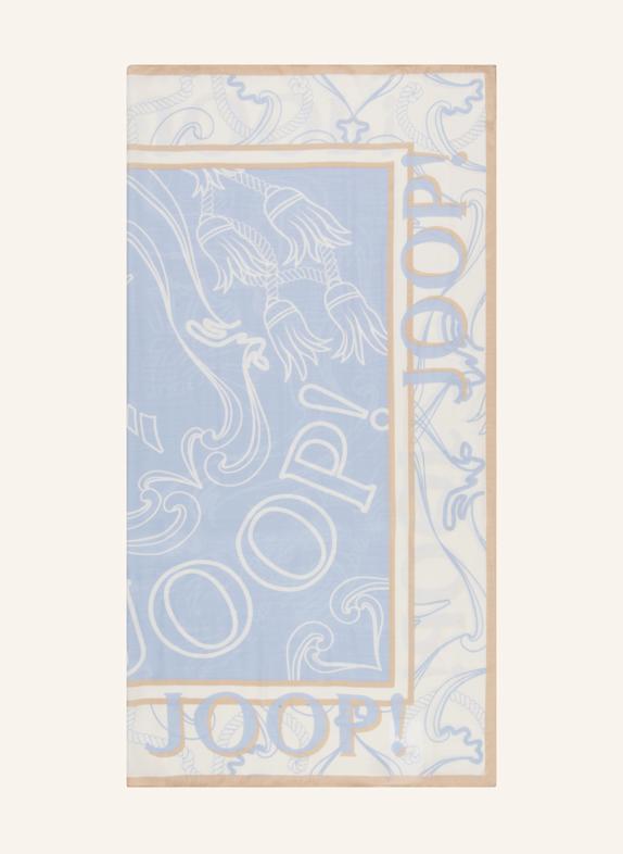 JOOP! Satintuch AVA HELLBLAU / WEISS / BEIGE