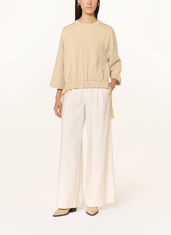 JOOP! Sweatshirt TARINA met 3/4-mouwen LICHTBRUIN